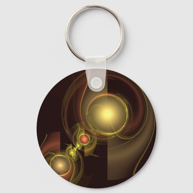 Intimate Connection Abstract Art Keychain (Front)