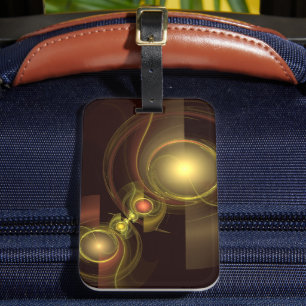 Intimate Connection Abstract Art Luggage Tag