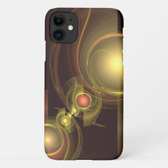 Intimate Connection Abstract Art Matte iPhone Case (Back)