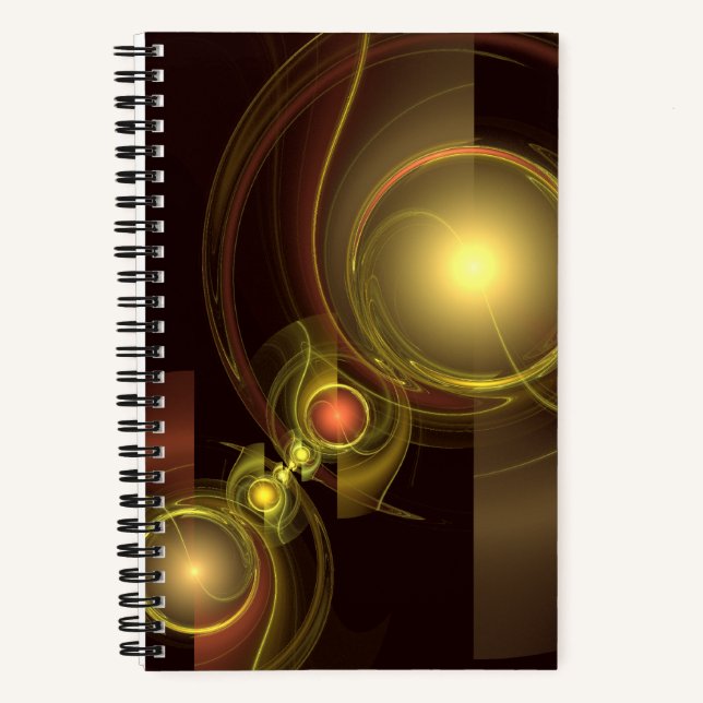 Intimate Connection Abstract Art Notebook (Front)