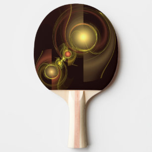 Intimate Connection Abstract Art Ping Pong Paddle