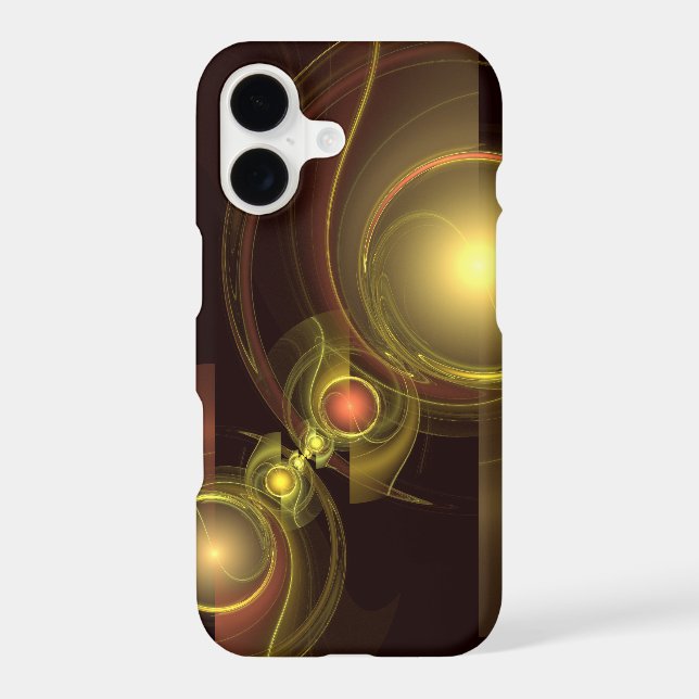 Intimate Connection Golden Energy Abstract Art (Back)