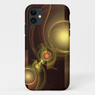 Intimate Connection Golden Energy Abstract Art Case-Mate iPhone Case