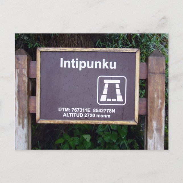 intipunku postcard (Front)
