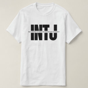 INTJ mind humour Funny Saying Minimalist INTJ meme T-Shirt