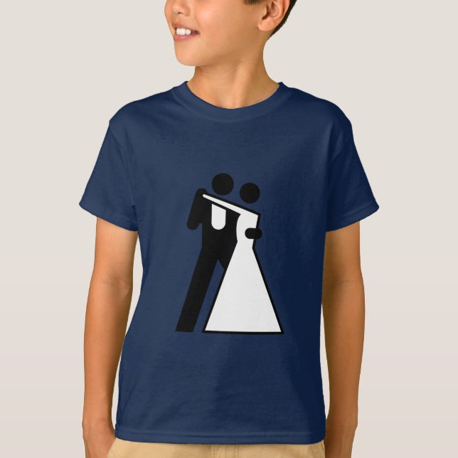 Int'l Sign for Bride & Groom T-Shirt (Front)