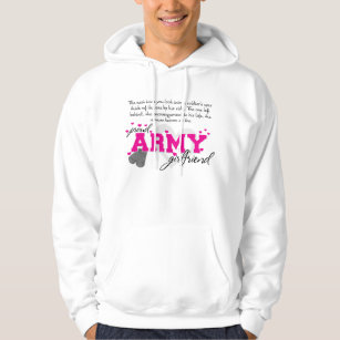 Into a Soldier's eyes - Proud Army Girlfriend Hoodie
