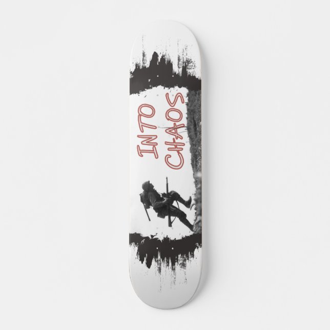 Into Chaos - Paul Ison Skateboard (Front)