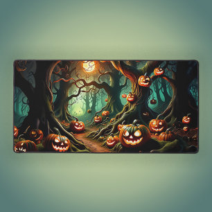 Into Hallowe'en Forest Desk Mat