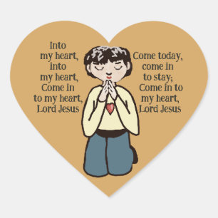 Into my heart Lord Jesus Sticker