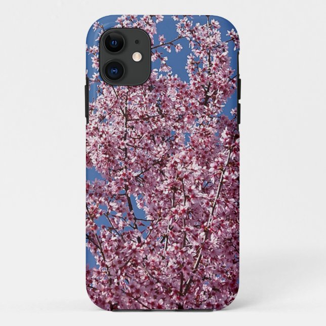 Into the Blue Japanese Cherry Blossoms Case-Mate iPhone Case (Back)