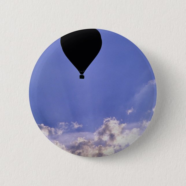 Into the clouds 6 cm round badge (Front)