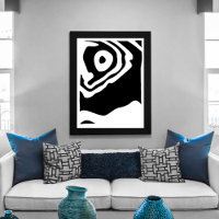 Into the Deep: Abstract Black & White