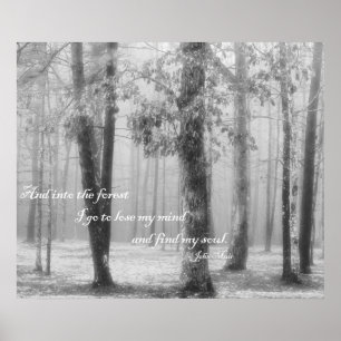Into the Forest I Go ... Find My Soul Poster