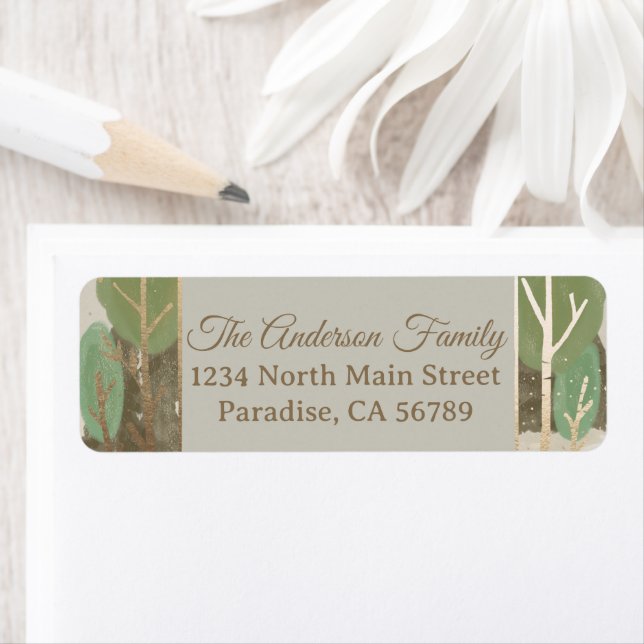 Into The Forest Return Address Labels (Insitu)