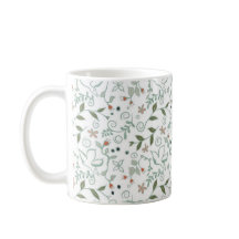 Into the Garden Holiday mug in red and green