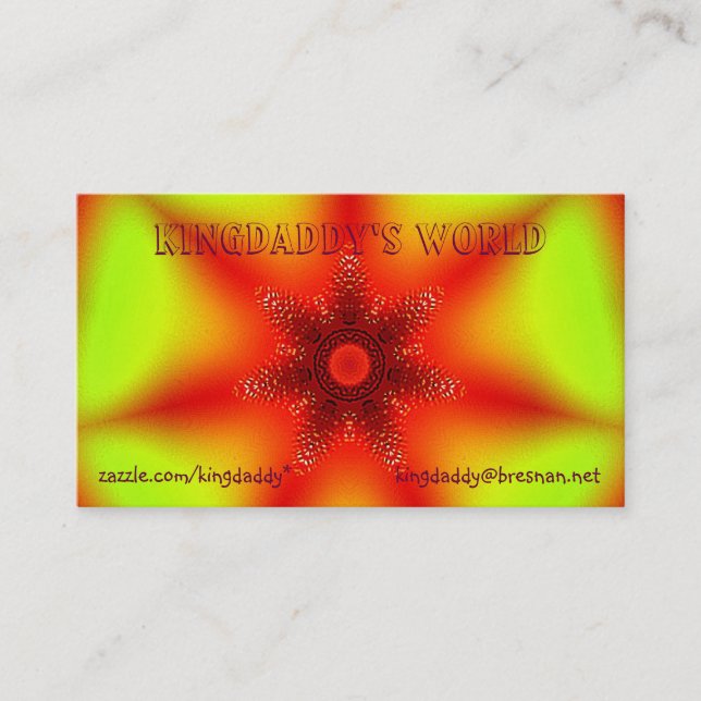 Into The Heart Business Card (Front)