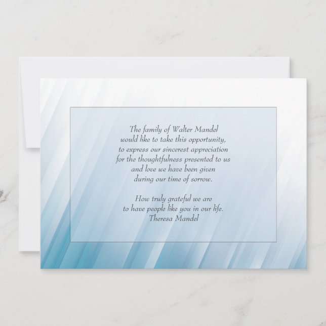 Into The Light Bereavement Card (Front)