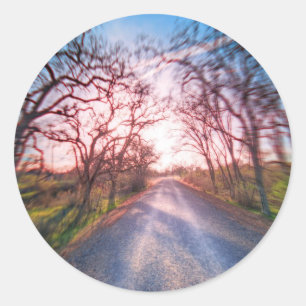 Into the Light Classic Round Sticker