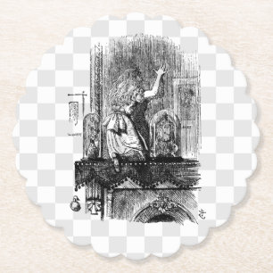 Into the Looking Glass Paper Coaster