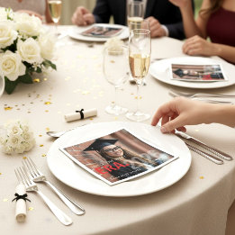 Into The Next Era Class of 2026 Graduation Photo  Napkin