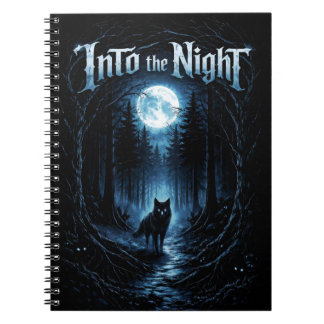 Into the Night — Moonlit Forest Notebook