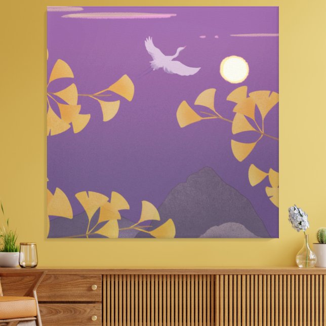 Into The Sunset Canvas Print (Insitu(LivingRoom))