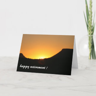 into the sunset card