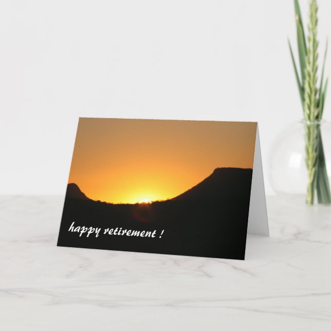 into the sunset card (Front)