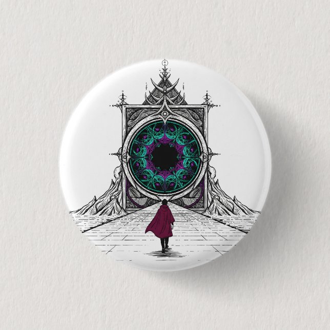 Into The Void 3 Cm Round Badge (Front)