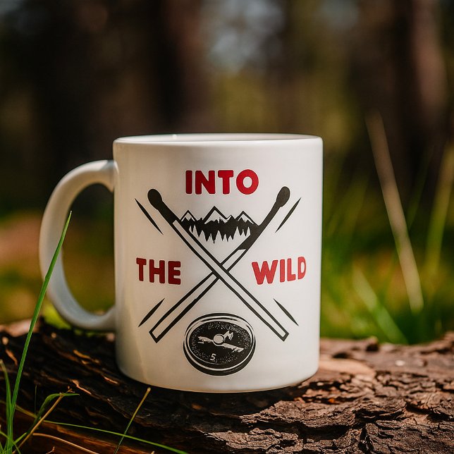 Into the Wild Adventure Wilderness Survival Coffee Mug (Creator Uploaded)