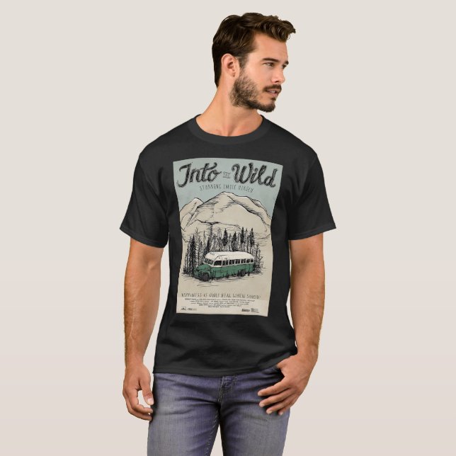Into the wild design art for t-shirt (Front Full)