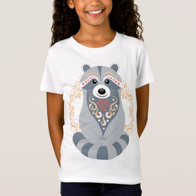 Into the Wilderness - Racoon T-Shirt (Front)
