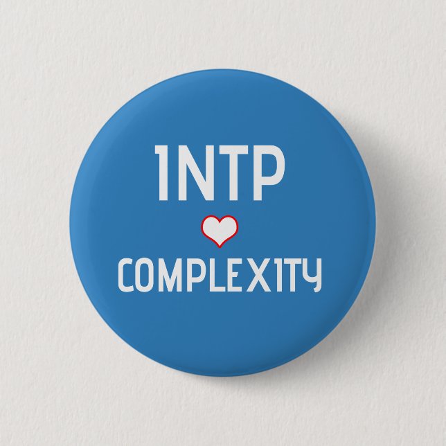 INTP Heart Complexity Button (Front)