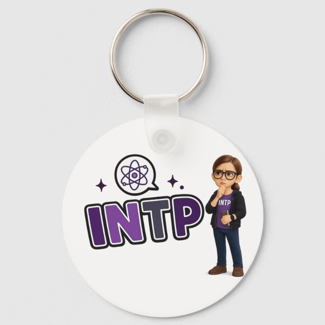 INTP — The Investigative Mind Key Ring (Front)