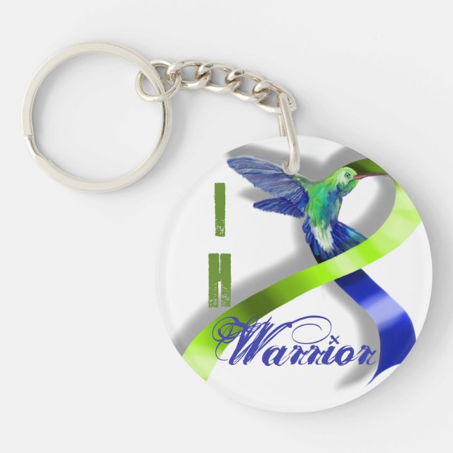 Intracranial Hypertension Warrior Key Ring (Front)