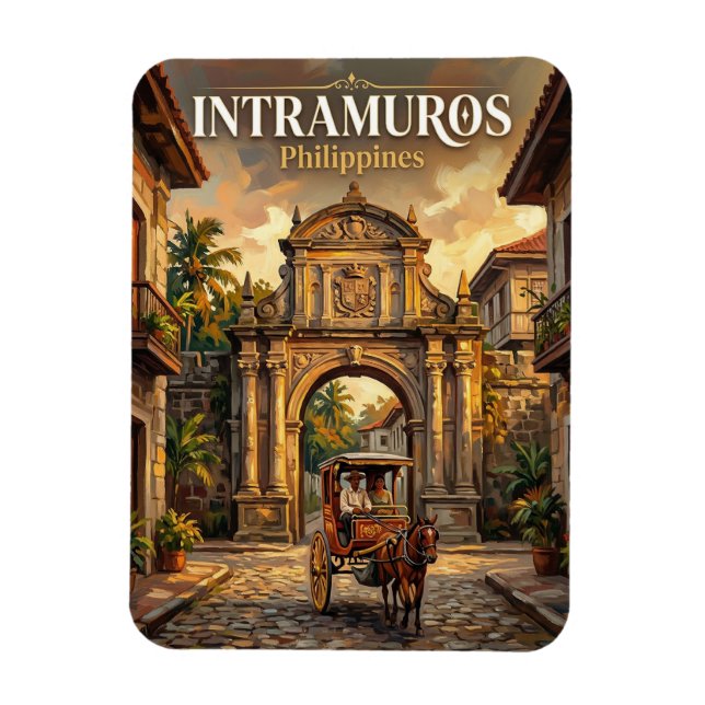 Intramuros Philippines Magnet (Vertical)