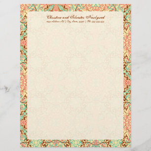 Intricate Arabesque, letterhead