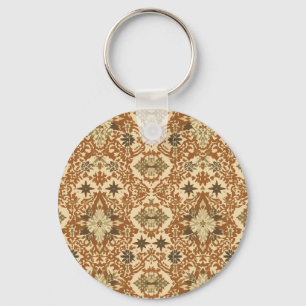Intricate Bohemian Ethnic Key Ring