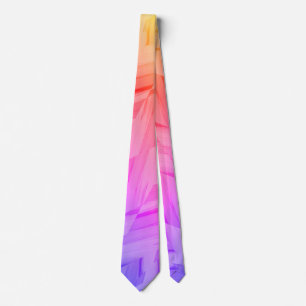 Intricate Coral and Pink Hues Marble Pattern Tie