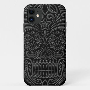 Intricate Dark Sugar Skull Case-Mate iPhone Case