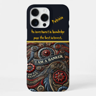 Intricate Design Celebrating a Banking Identity iPhone 16 Pro Max Case