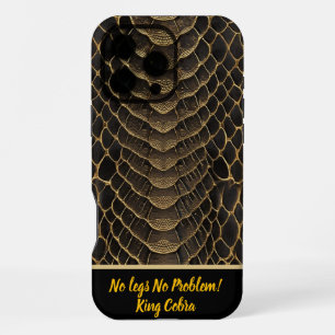 Intricate details of a vibrant poisonous snakeskin iPhone 16 pro max case