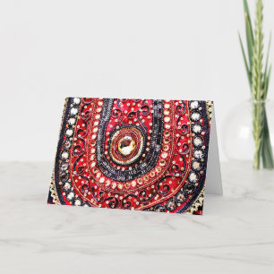 Intricate Embroidery Card