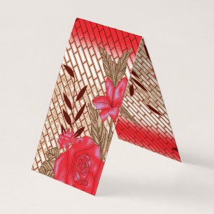 Intricate fabric design featuring floral patterns 