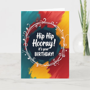 Intricate Floral Birthday Card