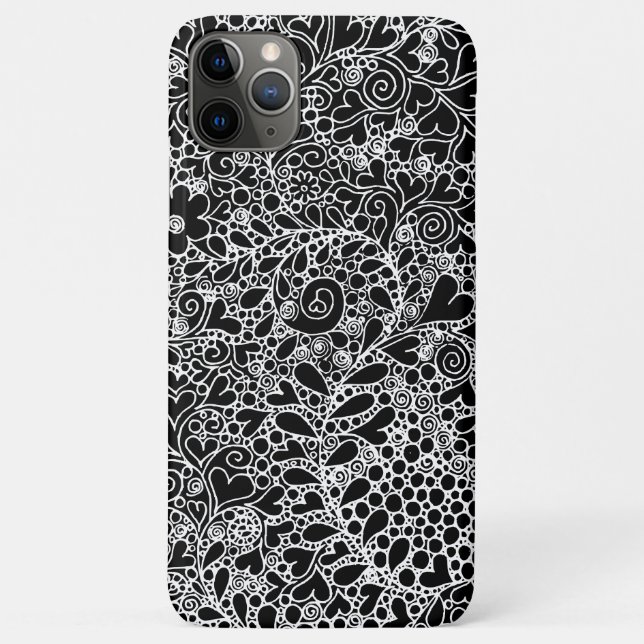 Intricate Floral Design iPhone / iPad case (Back)