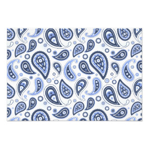 Intricate Floral Paisley Print Design