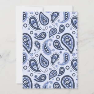 Intricate Floral Paisley Print Design Announcement