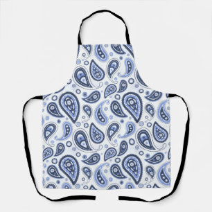 Intricate Floral Paisley Print Design Apron
